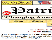 Tablet Screenshot of patriotchronicles.org